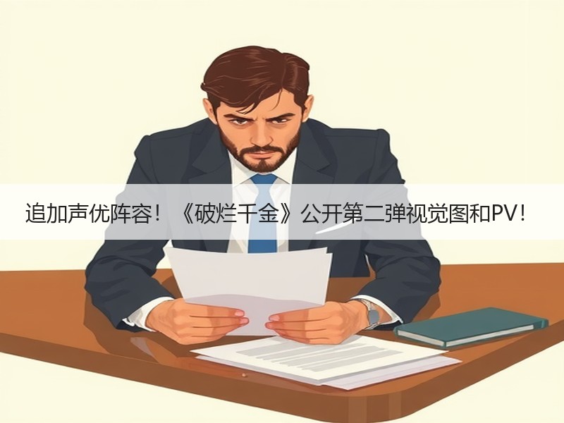 追加声优阵容！《破烂千金》公开第二弹视觉图和PV！