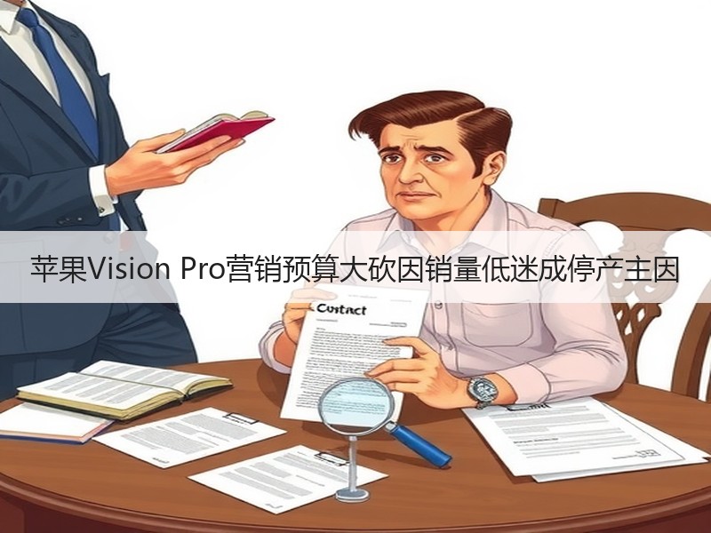 苹果Vision Pro营销预算大砍因销量低迷成停产主因