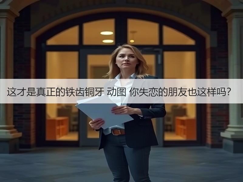 这才是真正的铁齿铜牙 动图 你失恋的朋友也这样吗？