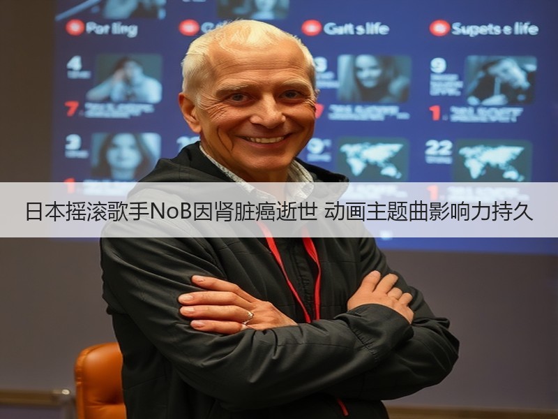 日本摇滚歌手NoB因肾脏癌逝世 动画主题曲影响力持久