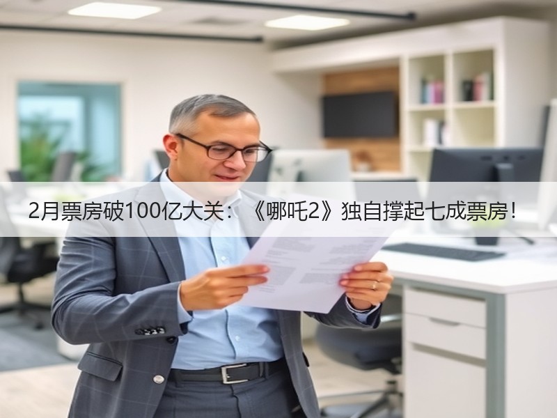 2月票房破100亿大关：《哪吒2》独自撑起七成票房！