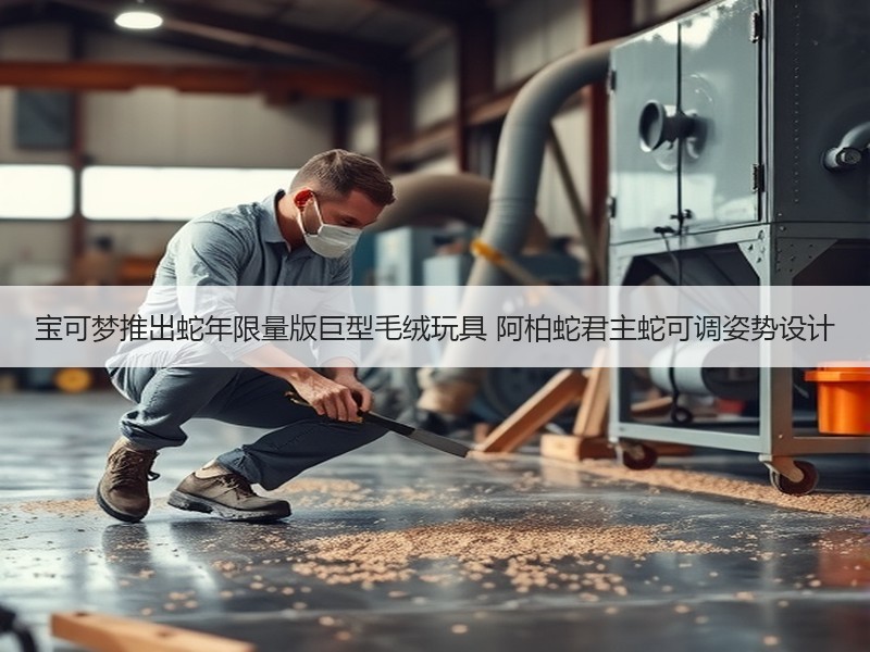 宝可梦推出蛇年限量版巨型毛绒玩具 阿柏蛇君主蛇可调姿势设计