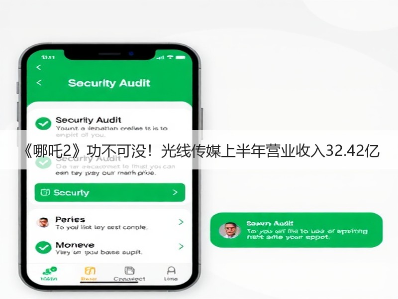 《哪吒2》功不可没！光线传媒上半年营业收入32.42亿