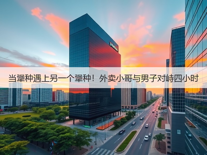当犟种遇上另一个犟种！外卖小哥与男子对峙四小时