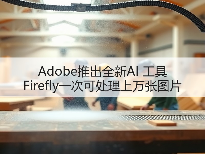 Adobe推出全新AI 工具 Firefly一次可处理上万张图片