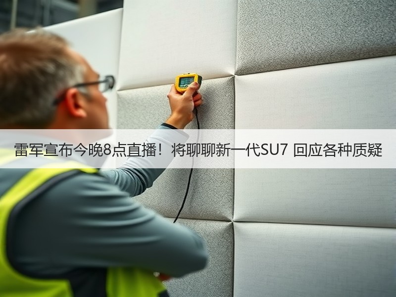 雷军宣布今晚8点直播！将聊聊新一代SU7 回应各种质疑