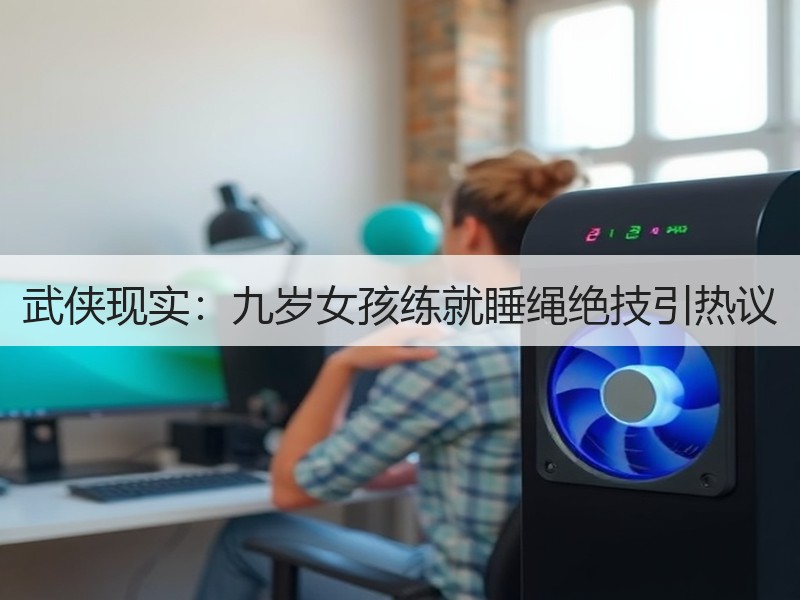 武侠现实：九岁女孩练就睡绳绝技引热议