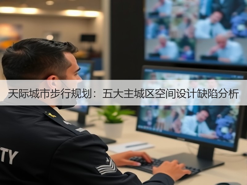天际城市步行规划：五大主城区空间设计缺陷分析