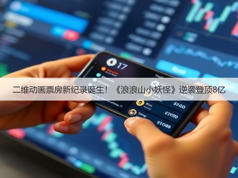 二维动画票房新纪录诞生！《浪浪山小妖怪》逆袭登顶8亿