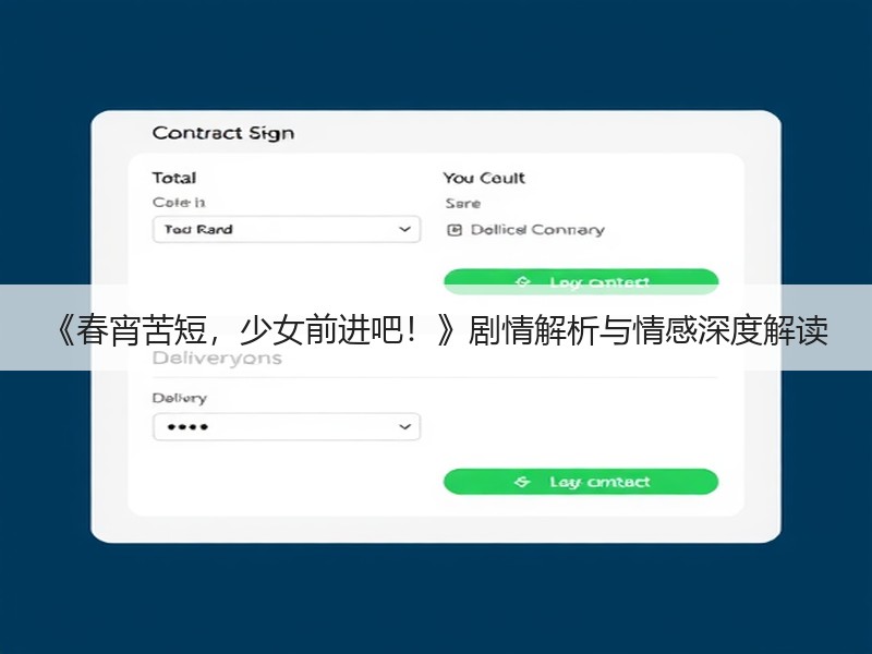 《春宵苦短，少女前进吧！》剧情解析与情感深度解读