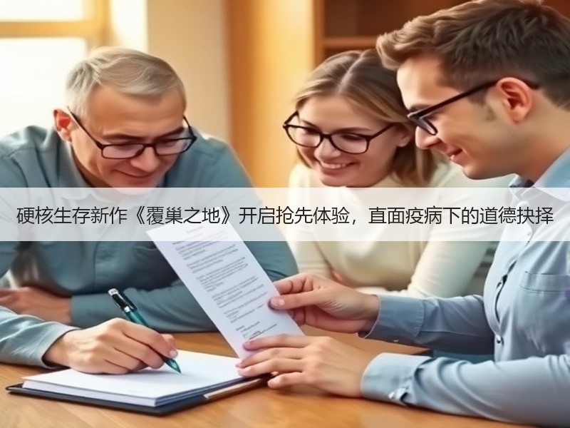 硬核生存新作《覆巢之地》开启抢先体验，直面疫病下的道德抉择