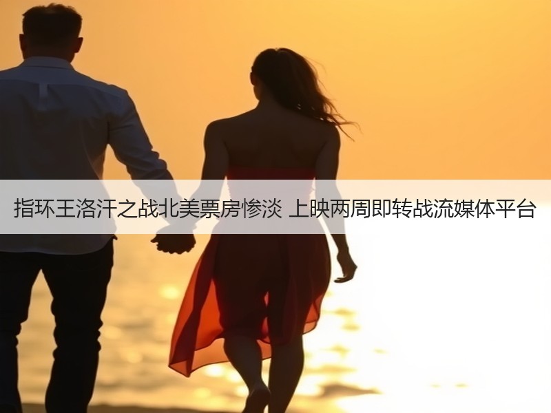 指环王洛汗之战北美票房惨淡 上映两周即转战流媒体平台