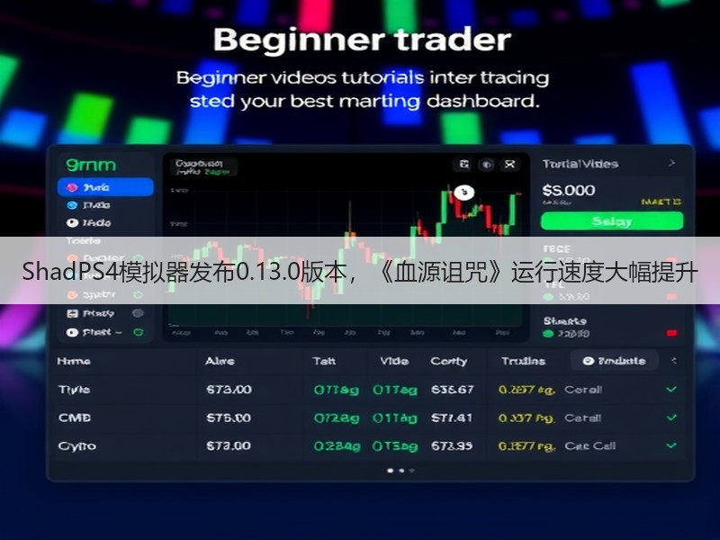ShadPS4模拟器发布0.13.0版本，《血源诅咒》运行速度大幅提升