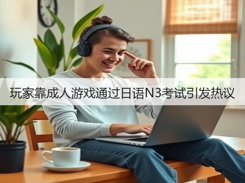 玩家靠成人游戏通过日语N3考试引发热议