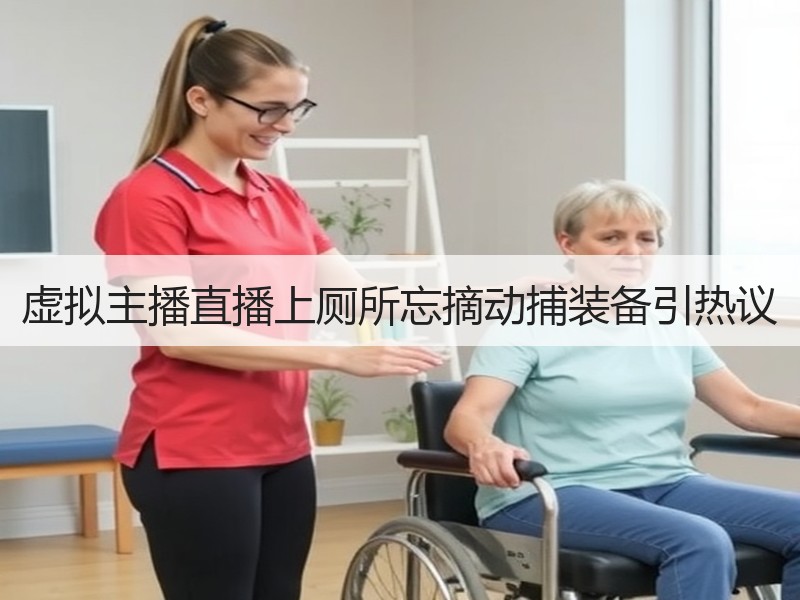 虚拟主播直播上厕所忘摘动捕装备引热议