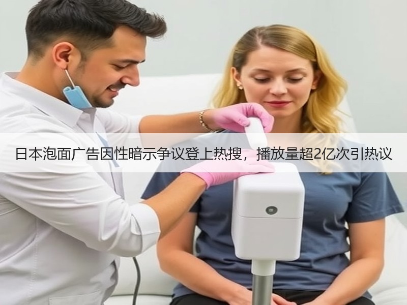 日本泡面广告因性暗示争议登上热搜，播放量超2亿次引热议
