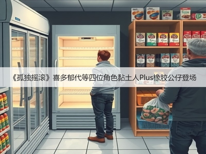 《孤独摇滚》喜多郁代等四位角色黏土人Plus橡胶公仔登场