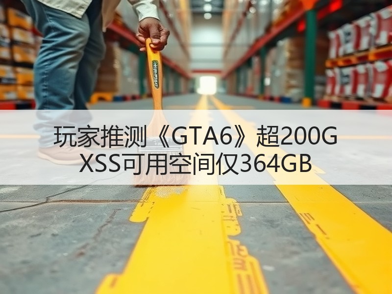 玩家推测《GTA6》超200G XSS可用空间仅364GB