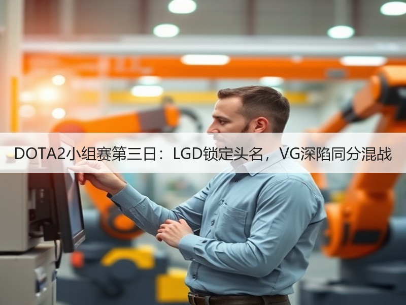 DOTA2小组赛第三日：LGD锁定头名，VG深陷同分混战