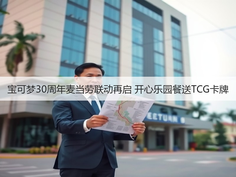 宝可梦30周年麦当劳联动再启 开心乐园餐送TCG卡牌