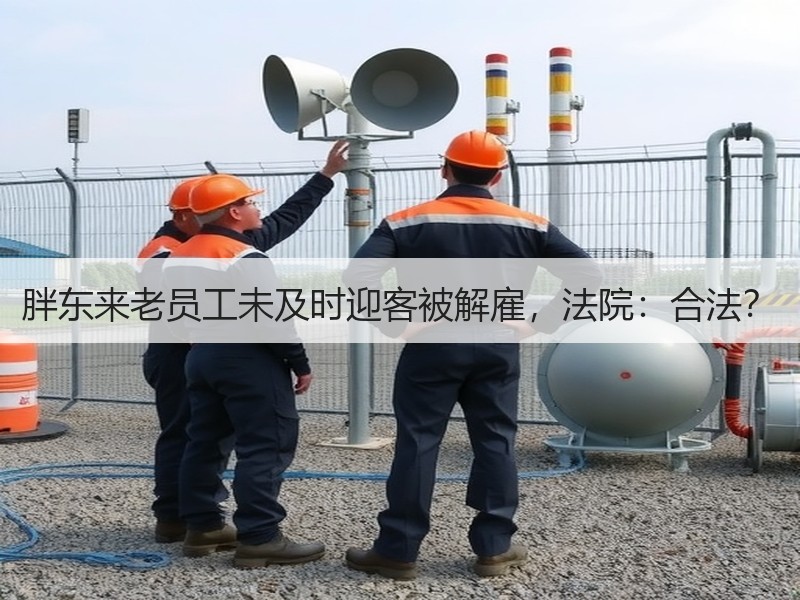 胖东来老员工未及时迎客被解雇，法院：合法？
