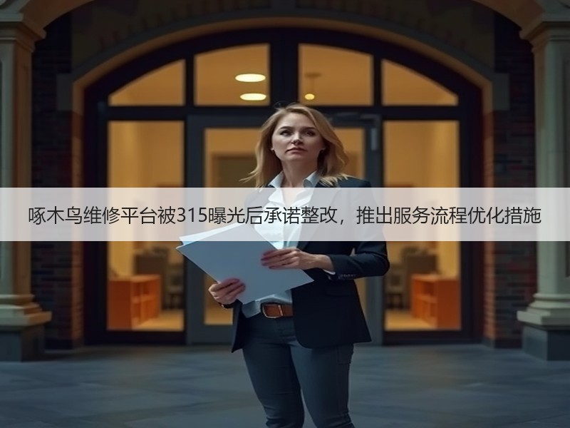 啄木鸟维修平台被315曝光后承诺整改，推出服务流程优化措施