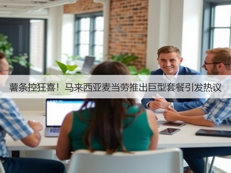 薯条控狂喜！马来西亚麦当劳推出巨型套餐引发热议