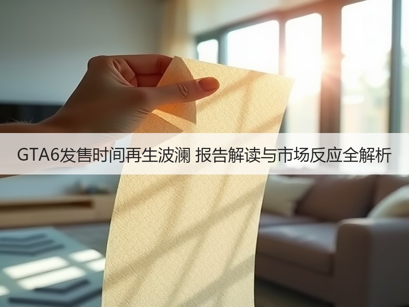 GTA6发售时间再生波澜 报告解读与市场反应全解析