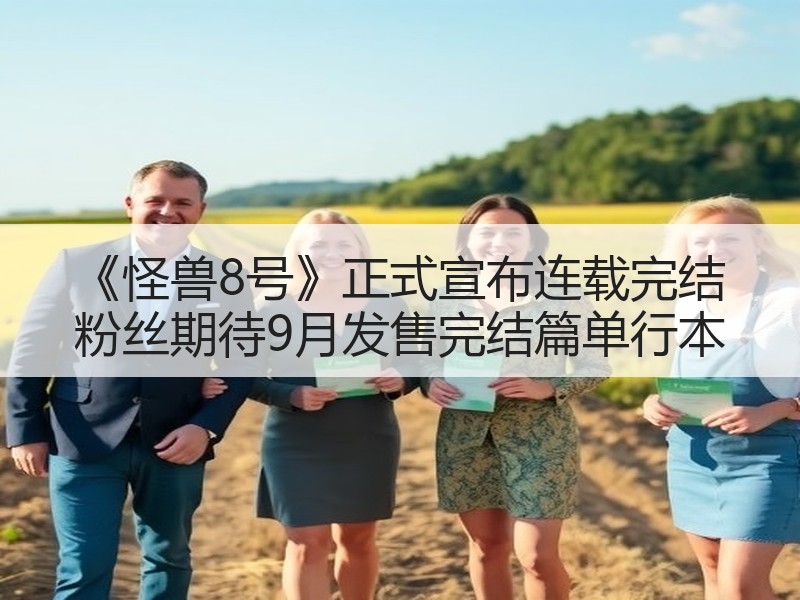 《怪兽8号》正式宣布连载完结 粉丝期待9月发售完结篇单行本