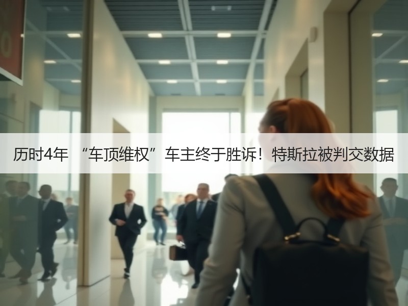 历时4年 “车顶维权”车主终于胜诉！特斯拉被判交数据