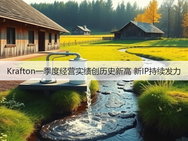 Krafton一季度经营实绩创历史新高 新IP持续发力
