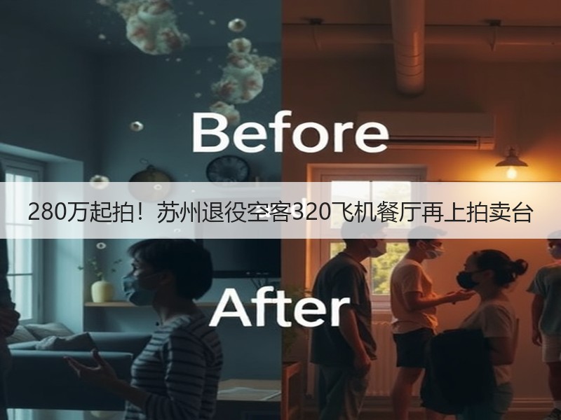 280万起拍！苏州退役空客320飞机餐厅再上拍卖台