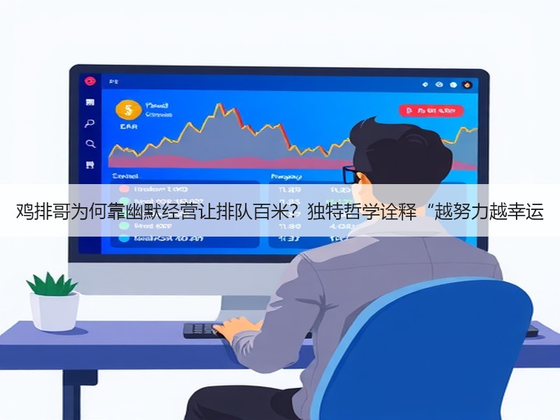 鸡排哥为何靠幽默经营让排队百米？独特哲学诠释“越努力越幸运