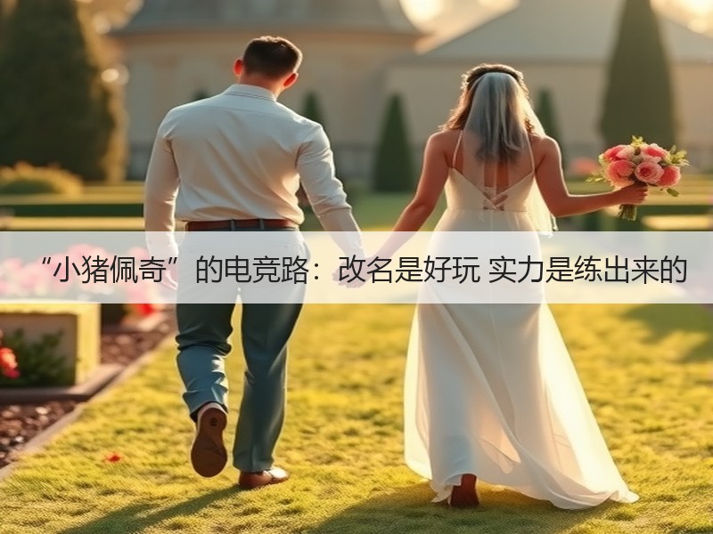 “小猪佩奇”的电竞路：改名是好玩 实力是练出来的