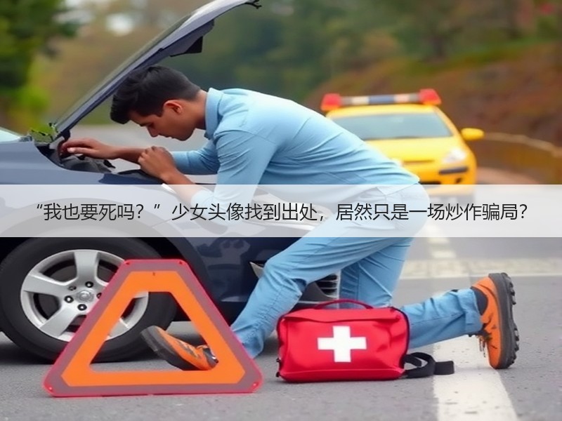 “我也要死吗？”少女头像找到出处，居然只是一场炒作骗局？