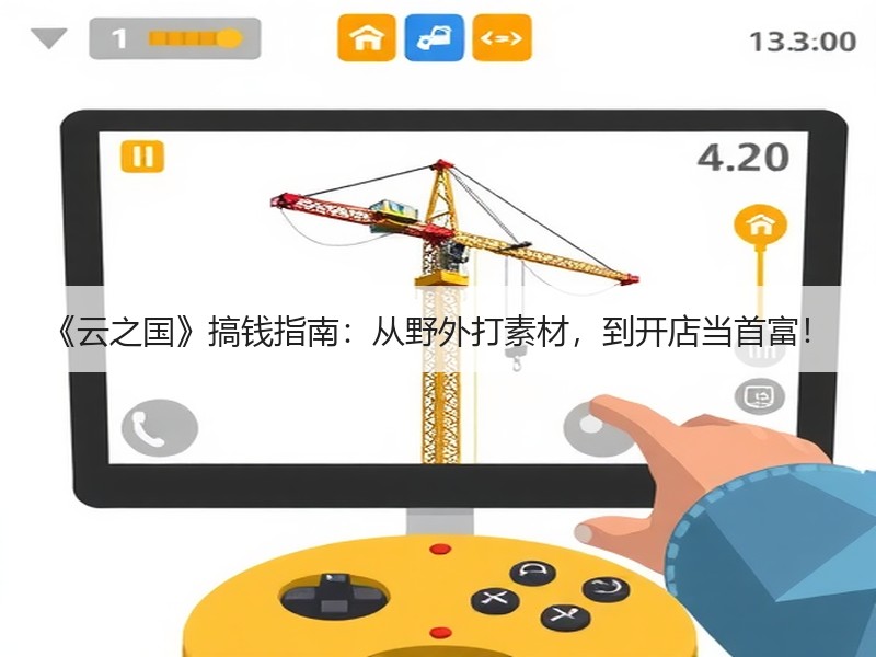 《云之国》搞钱指南：从野外打素材，到开店当首富！