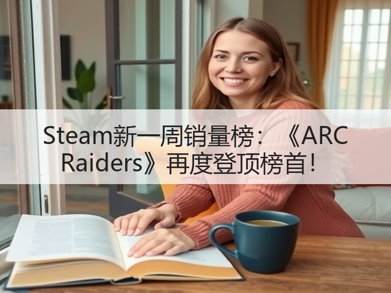 Steam新一周销量榜：《ARC Raiders》再度登顶榜首！
