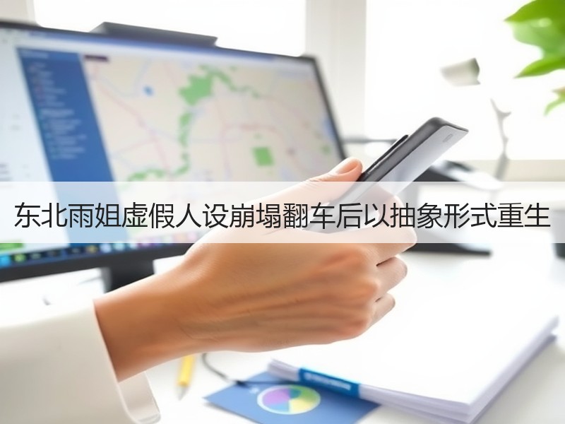 东北雨姐虚假人设崩塌翻车后以抽象形式重生