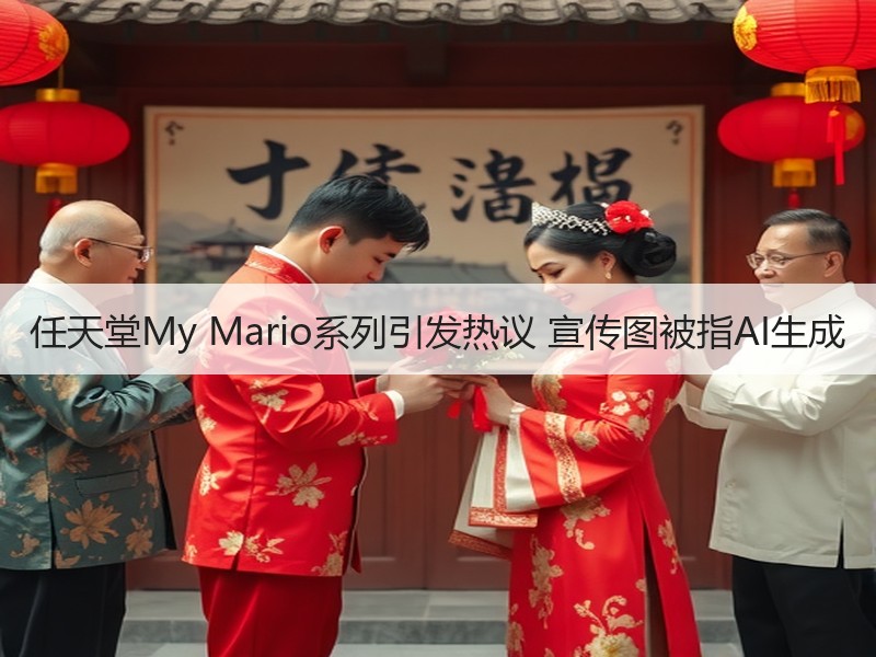 任天堂My Mario系列引发热议 宣传图被指AI生成