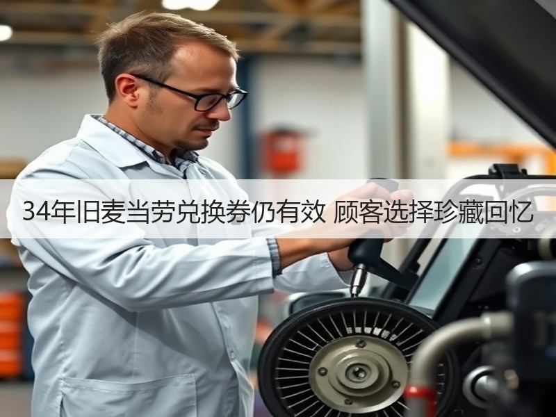 34年旧麦当劳兑换券仍有效 顾客选择珍藏回忆