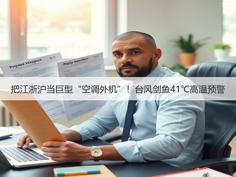 把江浙沪当巨型“空调外机”！台风剑鱼41℃高温预警