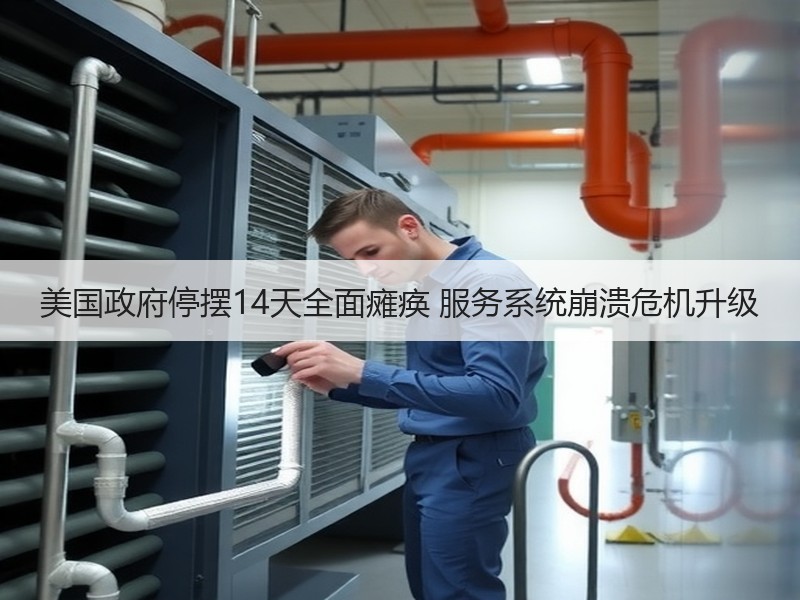 美国政府停摆14天全面瘫痪 服务系统崩溃危机升级