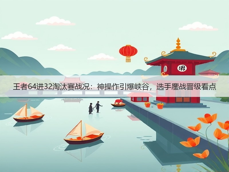 王者64进32淘汰赛战况：神操作引爆峡谷，选手鏖战晋级看点