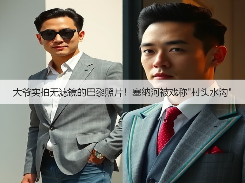 大爷实拍无滤镜的巴黎照片！塞纳河被戏称