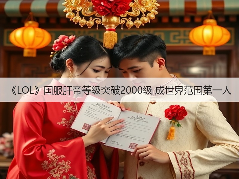 《LOL》国服肝帝等级突破2000级 成世界范围第一人