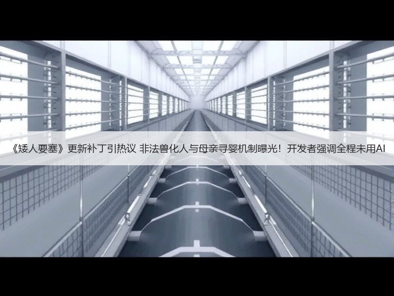 《矮人要塞》更新补丁引热议 非法兽化人与母亲寻婴机制曝光！开发者强调全程未用AI