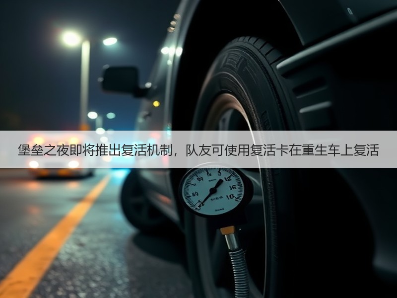 堡垒之夜即将推出复活机制，队友可使用复活卡在重生车上复活