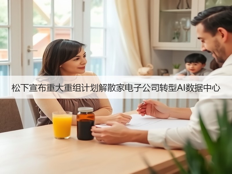 松下宣布重大重组计划解散家电子公司转型AI数据中心
