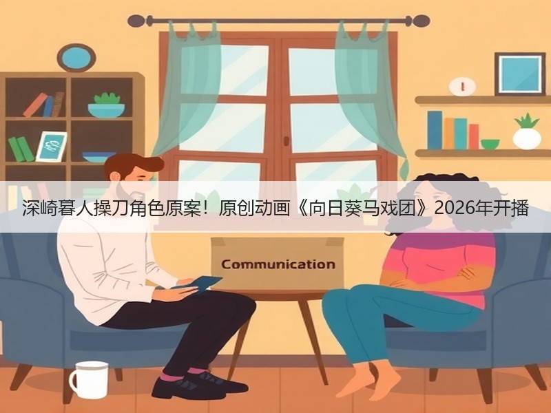 深崎暮人操刀角色原案！原创动画《向日葵马戏团》2026年开播