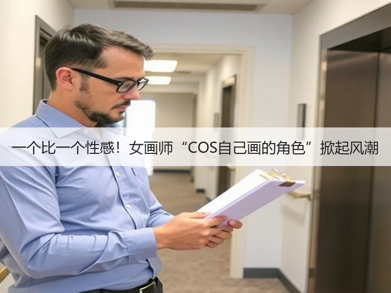 一个比一个性感！女画师“COS自己画的角色”掀起风潮